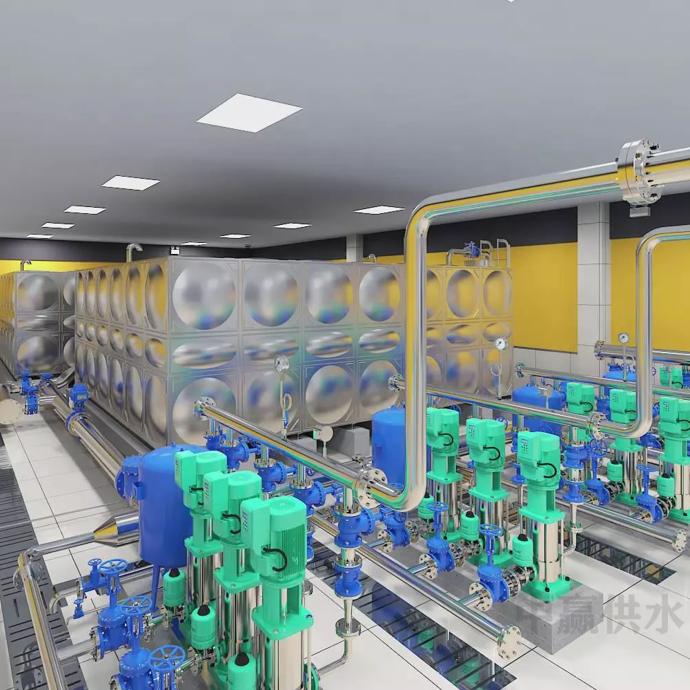 高層小區二次供水設備的工作原理和工作流程是什么？